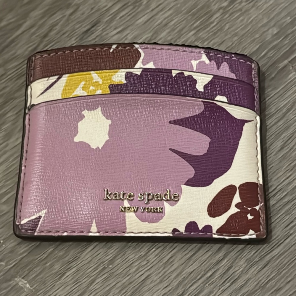 Kate Spade sylvia wildflower bouquet cardholder